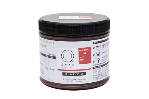 桂屋ファイングッズ みやこ染め 布用 ECO 染め料 コールダイオール 300g入 徳用 #02 赤いこと KF-CDOT