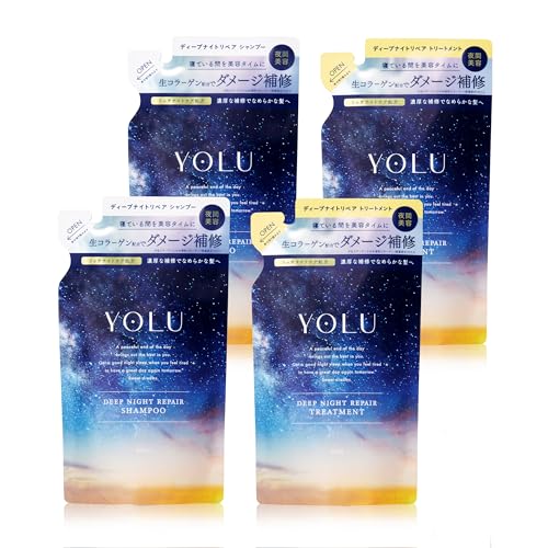 YOLU ヨル シャンプー トリートメント セット 詰め替え 4点セット ディープナイトリペア
