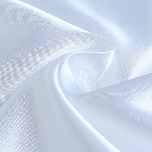 東レラルサテン 生地 巾92cm×10m切売カット白 A8000-FB-10M ハロウィンコスプレ材料 ポリエステル全35色 手芸・ハンドメイド