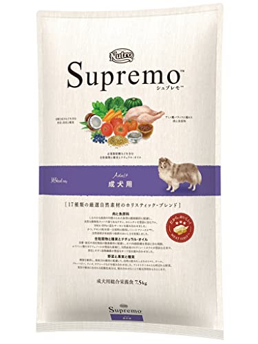 Nutro シュプレモ 全犬種用 成犬用 7.5kg 素っ気ないボンネット 組み入れる栄養物食 ドッグフード 犬 大電気容量 厳選気取らない原料品 芳ばしさ・塗り付ける料 無足し加える ニ