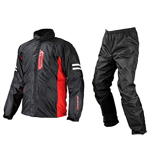 [KOMINE] バイク用レインウェア 03-539 メンズ Black S
