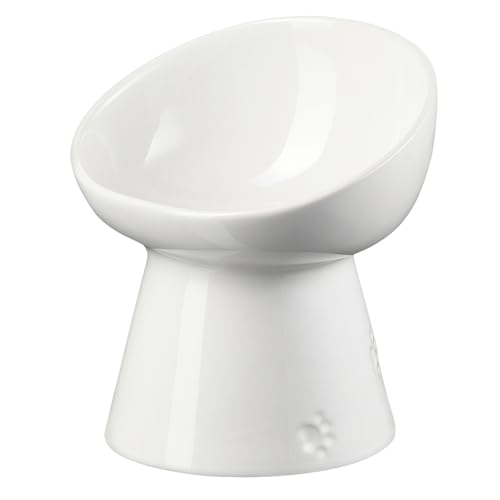 ル・クルーゼ(Le Creuset) ハイスタンド・ペットボール ディープ ホワイト 犬 猫 防汚 電子レンジ 対応 【日本品】