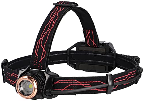 GENTOS(ジェントス) LED 前照灯 USB申し受ける式(専用申し受ける池/単4蓄電池) 豪然たる 450lm 雨合羽 Gつづき物 GH-110RG