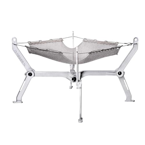 MONORAL (モノラル) コンパクト メッシュ 焚き火台 ワイヤフレーム ソリッド (耐荷重10kg) ステンレスメッシュ仕様
