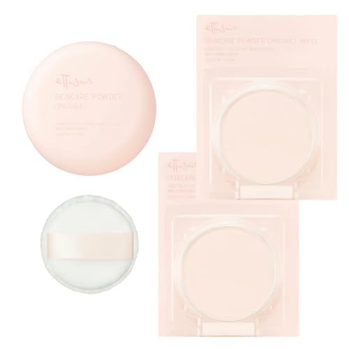 【セット品】ettusais(エテュセ) スキンケアパウダー (プレスト) プレストパウダー フェイスパウダー 毛穴カバー 日中の化粧なおし 本