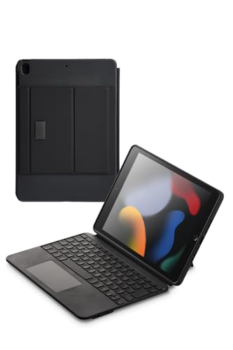 エレコム キーボード ケース付 Touch Book for iPad 第9/8/7世代 日本語配列 着脱可能 3段階角度調整 ブラック TK-