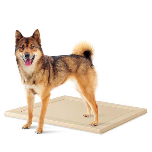 アイリスオーヤマ 犬 トイレ しつけ おしゃれ スクエアドッグトレー 挟むだけ マグネット ワイド ベージュ 水洗い可