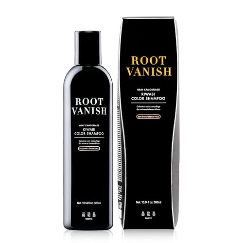 綺和美 KIWABI ROOT VANISH カラーシャンプー ダークブラウン 単品 白髪 シャンプー