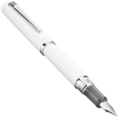 プラチナ万年筆 万年筆 F 細字 プロシオン ポーセリンホワイト PNS-5000 3-2 正規品