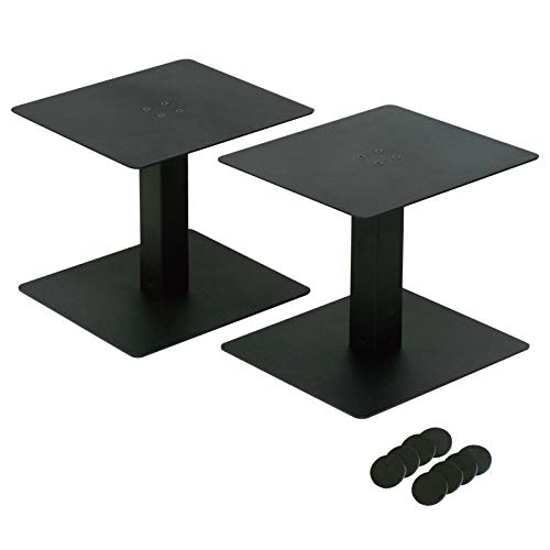 キクタニ モニタースピーカースタンド 天板:240mm×210mm 高さ:206mm インシュレーター付 MO-SPS ブラック