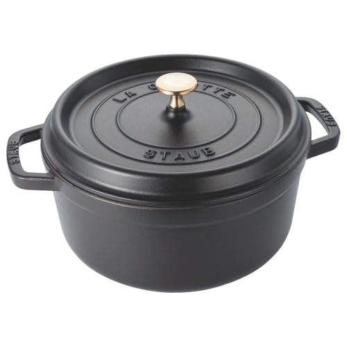 Staub ココット ラウンド 24糎 黒いこと 40500-241(1102425)