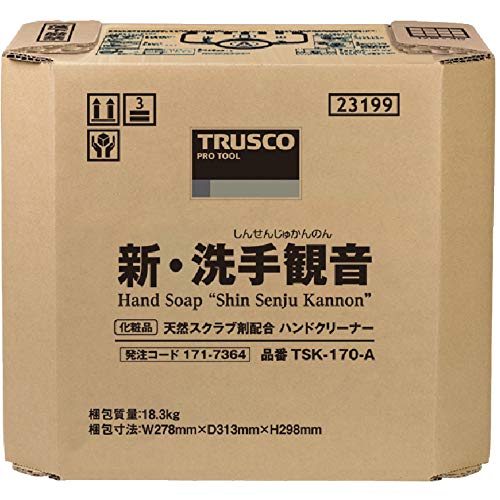 TRUSCO(トラスコ) お手て石けん 新・洗手観音 17.0kg バックインボックス TSK-170-A