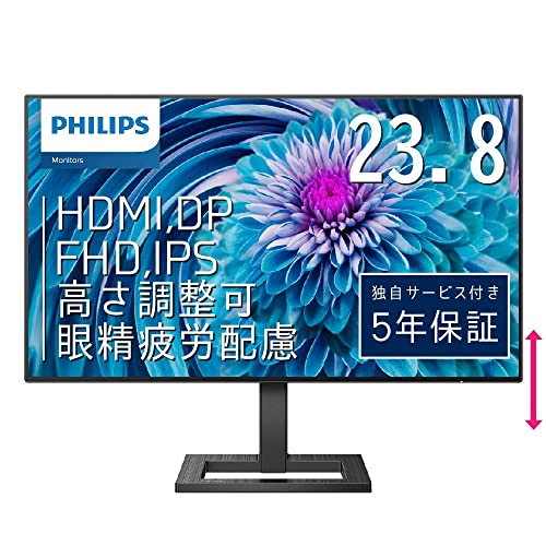 楽天市場】PHILIPS モニターディスプレイ 241E1D/11 (23.8インチ/IPS