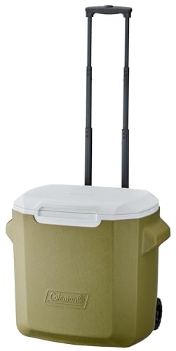 Coleman(コールマン) ホイールクーラー/28QT(オリーブ) 26L 保冷力約2日 キャリー キャンプ アウトドア 釣り お花見 部活｜SNマート　店