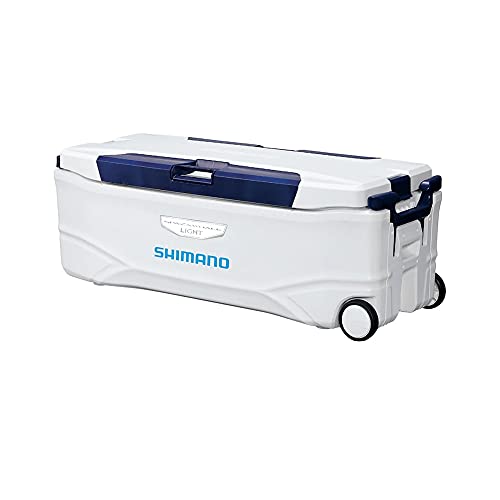 シマノ(SHIMANO) 空調設備ボックス席 魚釣り用 大型 65L スペーザ ホエール ともし火 650 NS-465T ピュアホワイト