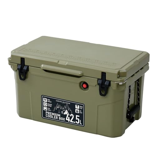 [キャンパーズコレクション 山善] 冷房装置ボックス席 捉え所の無い 大型 42.5L 難民キャンプ アウトドア 長時間保冷 保温 断熱 保冷 ボトルオープ