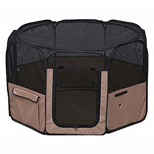 アイリス 犬 サークル ペット サークル 折りたたみ アウトドア 防災 ブラウン Amazon.co.jp: Iris Ohyama Foldable Circle, browns : Pet Supplies