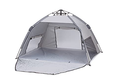 武田コーポレーション テント 簡単設置 折りたたみ式 ライトグレー 約213&times;255&times;132cm オートマチックテント ライトグレー AX23-｜SNマート　店