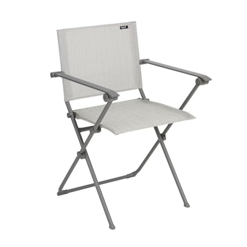 Lafuma(ラフマ) キャンプアームチェア ANYTIME ARMCHAIR LFM2640 9714 Galet/Titane(点火装置薄墨色
