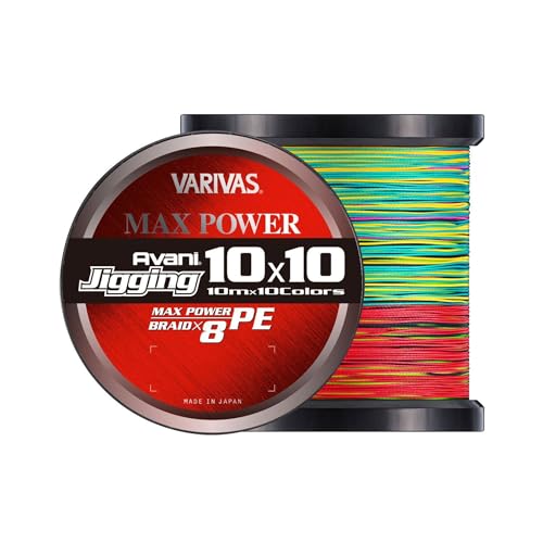 バリバス(VARIVAS) 8本撚りPEライン アバニ ジギング10&times;10 マックスパワーPE X8 1200m 5号｜SNマート　店