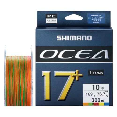シマノ(SHIMANO) PE伝達ルート オシア 17+ PE 300m LD-A71Y 10号(169重量ポンド) 5色つや