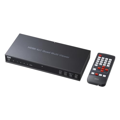 サンワサプライ 4インプット1最終生産物HDMI画面取りわけるうつり変わり器 4K/60サイクル相応う SW-PHD41MTV