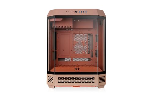 Thermaltake The Tower 600 Gravel Sand 3面強化ガラスパネル採用 八角柱スタイル ミドルタワー ATX PC|SNマート 店