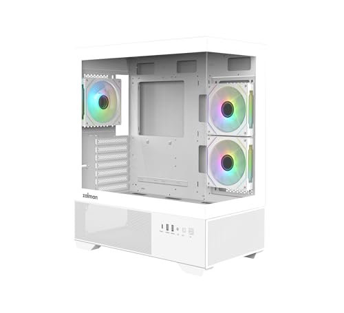 ZALMAN CHRONIX V2 White 真っただ中円柱型パソコン入れもの CS9470
