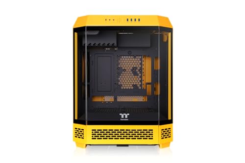 Thermaltake The Tower 600 Bumblebee 3面強化ガラスパネル採用 八角柱スタイル ミドルタワー ATX PCケー｜SNマート　店