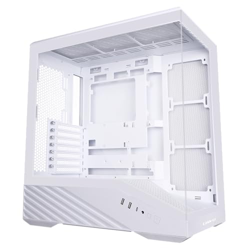 Lian Li VECTOR V100 White ピラー受け答え パソコン入れもの LEDストリップショー 小物見せびらかす空白文字 [V100W]