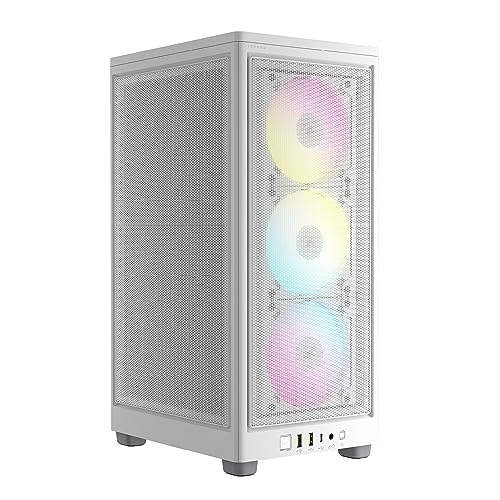 CORSAIR iCUE 2000D RGB AIRFLOW Mini ミニ -ITX エアフロー PC ケース [ホワイト]Mini-ITX｜SNマート　店