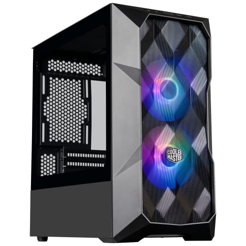 COOLER MASTER Cooler Master TD300 Mesh ミニ円柱パソコン入れもの TD300-KGNN-S00 黒いこと CS