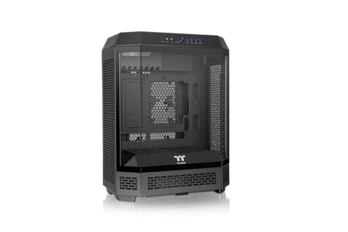 Thermaltake The Tower 600 Black 3面強化因子硝子ダイアログボックス召しかかえる 八角茴香柱表現スタイル 真っただ中高閣 ATX パソコン容れもの CA