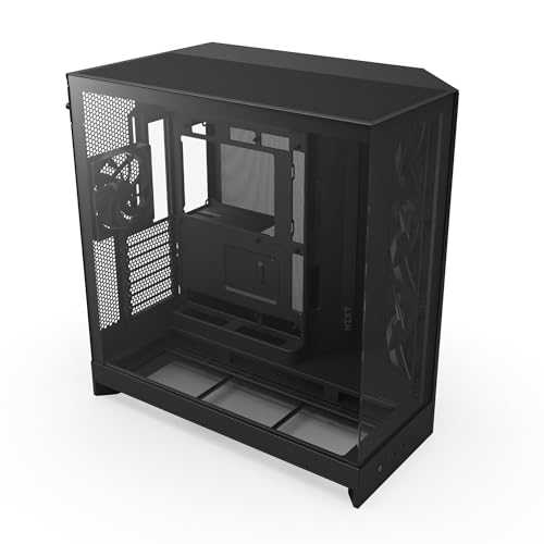 NZXT H9 Flow (2025) デュアルチャンバー 真っただ中高閣型パソコン容れもの 黒いこと コマーシャル-H92FB-01 CS9290