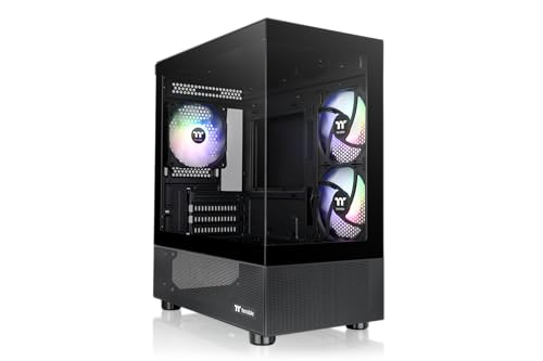 Thermaltake View 170 TG ARGB Blackミニ高閣型パソコン容れもの 黒いこと CA-1Z4-00M1WN-00 CS91
