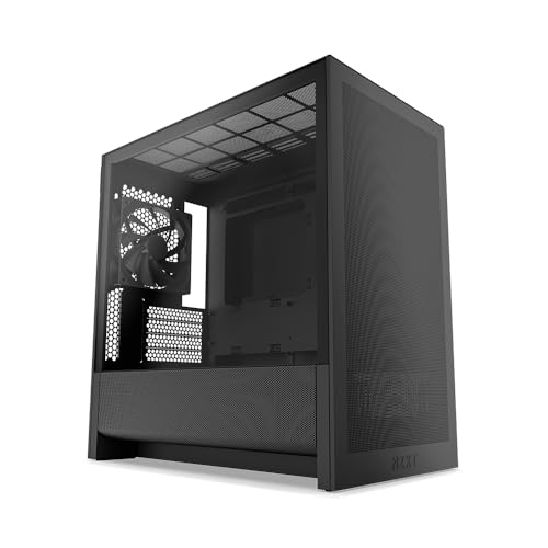 NZXT H3 Flow Micro-ATX 真っただ中円柱型パソコン入れもの 黒いこと CC-H31FB-01 CS9296