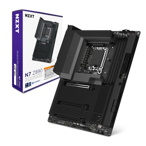 NZXT N7 Z890 ATX Gaming Wi-Fi Motherboard Black 母ちゃんゲーム盤 N7-Z89XT-B1 MB665