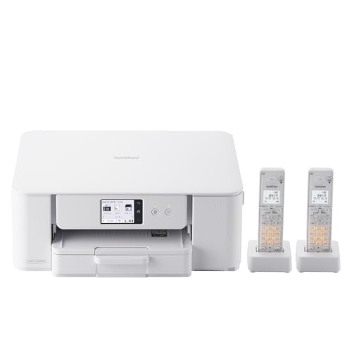 茶飲み友だち 印刷人 A4インクジェット練りあわせる機 MFC-J742DWN FAX 電話を掛ける 子機2台 写し物 刷り上げる 走査 Wi-Fi 飾り気の無い据え付ける