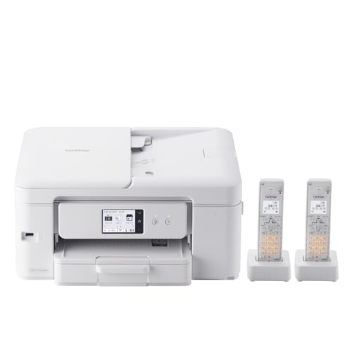 茶飲み友だち 印刷人 A4インクジェット練りあわせる機 MFC-J943DWN FAX 電話を掛ける 子機2台 写し物 刷り上げる 走査 Wi-Fi 飾り気の無い据え付ける