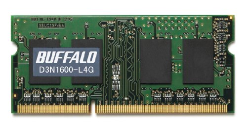 BUFFALO パソコン3L-12800相応う 204PIN DDR3 SDRAM 4GB D3N1600-L4G