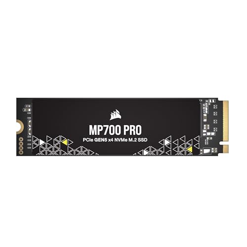 CORSAIR MP700 PRO 【PCIe Gen5 x4 NVMe 2.0 M.2 SSD】 密集して TLC NAND M.2 2280