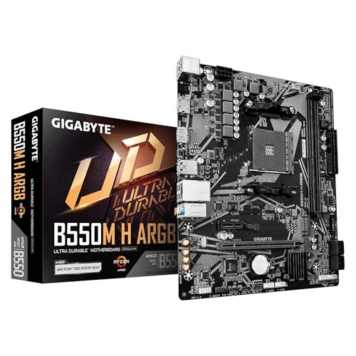 GIGABYTE B550M H ARGB Micro-ATXお母さんゲーム盤 MB6995