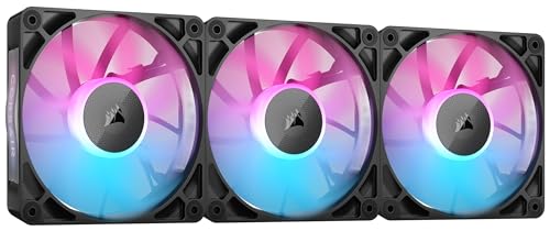 CORSAIR iCUE LINK RX120 RGB クランク一揃いの道具 120粍 PWM マイコン入れもの気違い トリプル容器に並べる（iCUE LIN