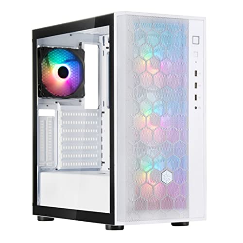 Silver Stone FARA R1 PRO-V2 ミドルタワーケース 白いこと青写真 FAR1W-PRO-V2 / 国内置き目鳴りわたる品