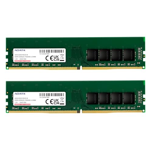 【エイ資料】 パソコン記憶装置 DDR4 3200 16GBx2枚 AD4U320016G22-DTGN-I