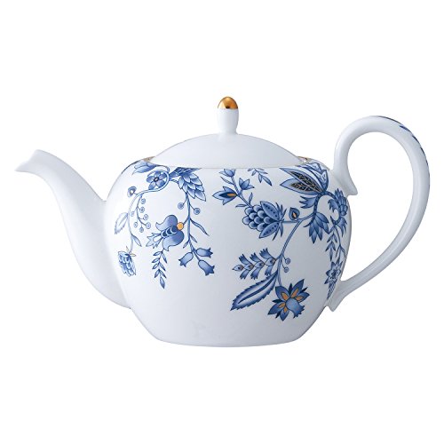 Noritake ノリ竹 紅茶 ポット 520竓 ブルーソレンティーノ ボーンチャイナ T50523A/4562