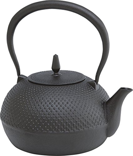 池永鉄工(Ikenaga Iron Works) 鉄瓶 1.2L 南部地方金物 湯わかし IH・屁っ放り火相応う 鉄分付け足し 梔子あられ文様 日本製