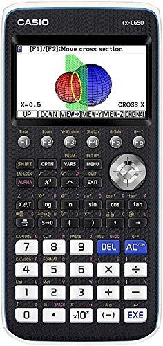 カシオ計算機 カシオ 計算器10桁 グラフ記録1価関数 FX-CG50 黒いこと [品]