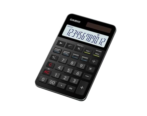 カシオ 割り増し金計算器 黒いこと 大判万覚え帳手合い 12桁 S100NB-BK
