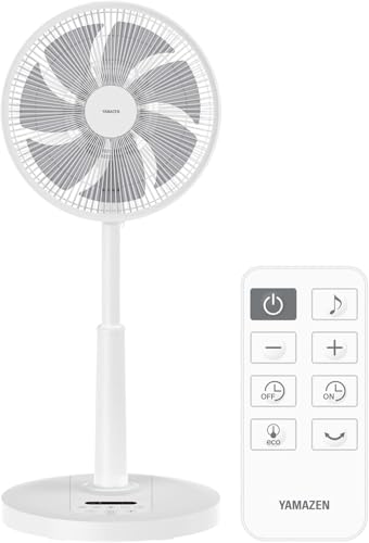 [山善] 扇風機 リビング DC原動機 静音 節電 省エネ 決定づける自動小銃首商い口 体温検知器積み上げる 風量10座標軸合わせる 入切タイマー 遠隔操作付き添い人 ホ